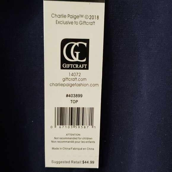 Charlie Paige. Darling 3/4 Sleeve Scoop Neckline with Multi Layers. Size S/M. - Picture 6 of 12